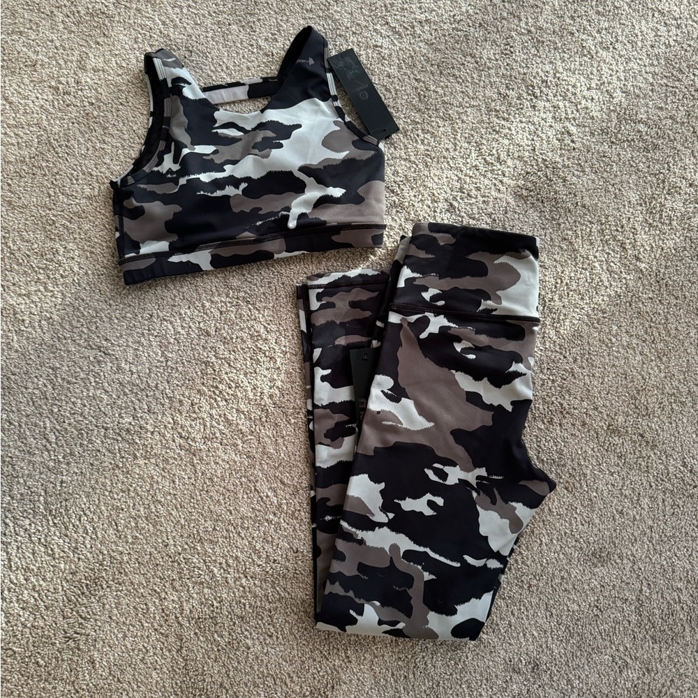 Camo Matching Workout Set